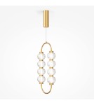 Maytoni Amulet Lampa Wisząca Designerska LED 16W 700lm 3000K Złoty MOD555PL-L11G3K