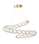 Maytoni Amulet Lampa Wisząca Designerska LED 40W 1900lm 3000K Złoty MOD555PL-L35G3K