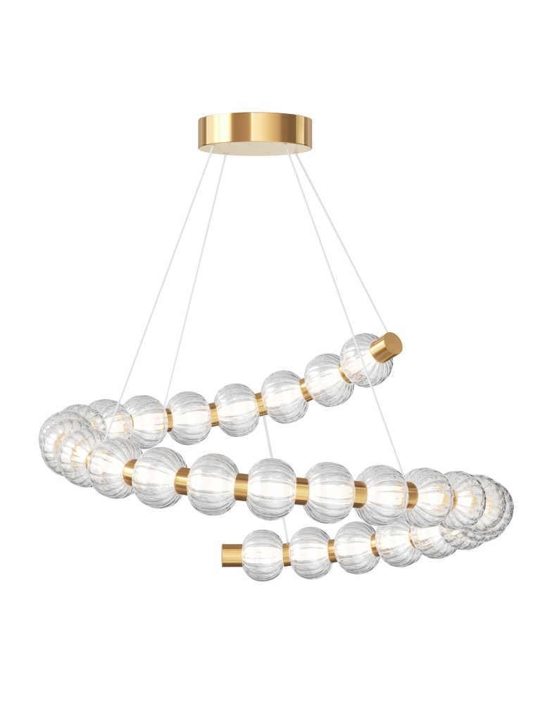 Modern pendant lamps - Maytoni Amulet LED 40W 1900lm 3000K Gold MOD555PL-L35G3K Designer Pendant Lamp. - product kolory-swiatla.pl 1