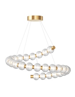 Maytoni Amulet Lampa Wisząca Designerska LED 40W 1900lm 3000K Złoty MOD555PL-L35G3K