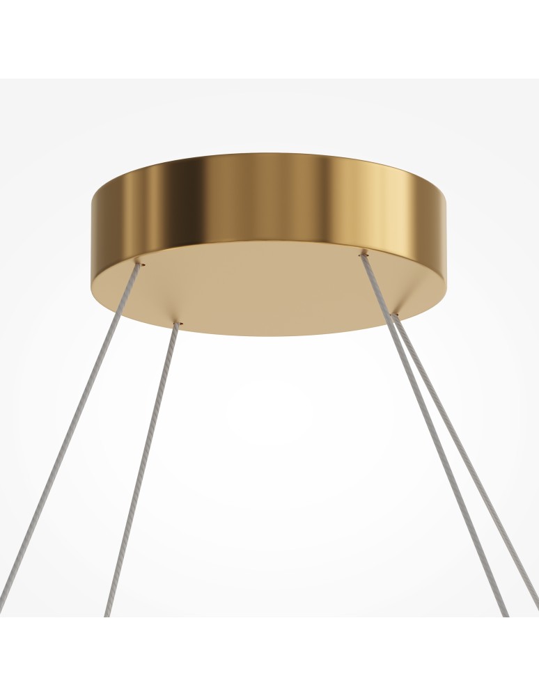 Maytoni Amulet Lampa Wisząca Designerska LED 40W 1900lm 3000K Złoty MOD555PL-L35G3K