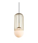 Loft pendant lamps - ITALUX Matty Gold Pendant 1xE27 40W MDM-3939/1 GD - product 1