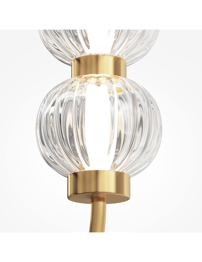 Designer wall lamps - Maytoni Amulet LED wall lamp/wall lamp 16W 800lm 3000K Gold MOD555WL-L11G3K - product kolory-swiatla.pl 2