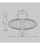 Maytoni Amulet Kinkiet/Ścienna LED 3W 90lm 3000K Złoty MOD555WL-L3G3K