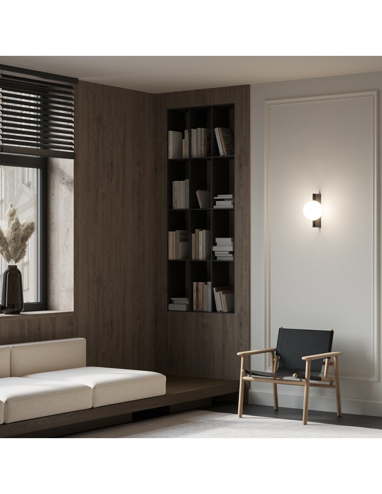 Wall lamps spheres - Maytoni Avant-garde Wall lamp/wall lamp 1xG9 25W Black MOD324WL-01B - product kolory-swiatla.pl 2