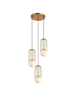 ITALUX Matty Gold Pendant 3xE27 40W MDM-3939/3 GD
