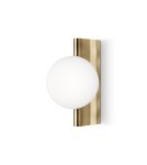 Wall lamps spheres - Maytoni Avant-garde Wall lamp/wall lamp 1xG9 25W Brass MOD324WL-01BS - product 1
