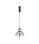 Designer pendant lamps - Maytoni Bangkok LED 12W 1200lm 3000K Designer Glass Pendant Lamp Black MOD185PL-L11B3K2 - product 1