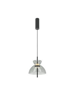 Maytoni Bangkok Lampa Wisząca Designerska Szklana LED 12W 1200lm 3000K Czarny MOD185PL-L11B3K2