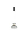 Maytoni Bangkok LED 12W 1200lm 3000K Designer Glass Pendant Lamp Black MOD185PL-L11B3K2