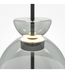 Designer pendant lamps - Maytoni Bangkok LED 12W 1200lm 3000K Designer Glass Pendant Lamp Black MOD185PL-L11B3K2 - product 2