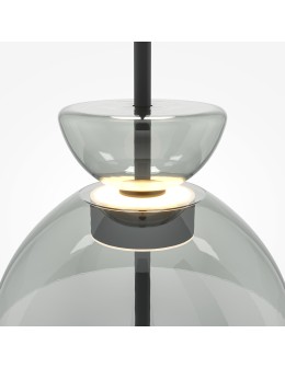 Maytoni Bangkok LED 12W 1200lm 3000K Designer Glass Pendant Lamp Black MOD185PL-L11B3K2 - product 2