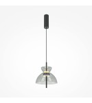 Designer pendant lamps - Maytoni Bangkok LED 12W 1200lm 3000K Designer Glass Pendant Lamp Black MOD185PL-L11B3K2 - product 4