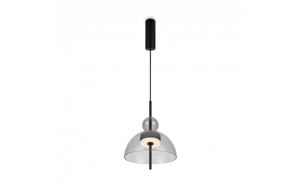 Maytoni Bangkok Lampa Wisząca Designerska Szklana LED 12W 1200lm 3000K Czarny MOD185PL-L11B3K1