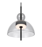 Designer pendant lamps - Maytoni Bangkok Designer Glass Pendant Lamp LED 12W 1200lm 3000K Black MOD185PL-L11B3K1 - product 3