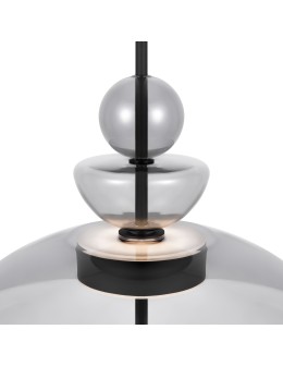Maytoni Bangkok Designer Glass Pendant Lamp LED 12W 1200lm 3000K Black MOD185PL-L11B3K3. - product 2