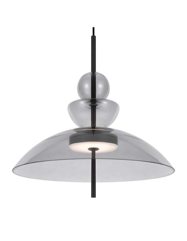 Designer pendant lamps - Maytoni Bangkok Designer Glass Pendant Lamp LED 12W 1200lm 3000K Black MOD185PL-L11B3K3. - product kolory-swiatla.pl 3