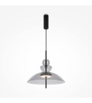 Designer pendant lamps - Maytoni Bangkok Designer Glass Pendant Lamp LED 12W 1200lm 3000K Black MOD185PL-L11B3K3. - product 4