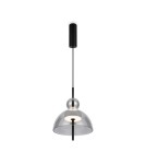 Designer pendant lamps - Maytoni Bangkok Designer Glass Pendant Lamp LED 12W 1200lm 3000K Black MOD185PL-L6B3K4 - product 3