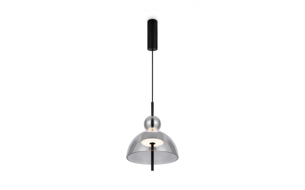 Maytoni Bangkok Lampa Wisząca Designerska Szklana LED 12W 1200lm 3000K Czarny MOD185PL-L6B3K4