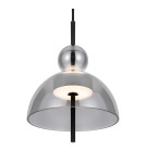 Designer pendant lamps - Maytoni Bangkok Designer Glass Pendant Lamp LED 12W 1200lm 3000K Black MOD185PL-L6B3K4 - product 5