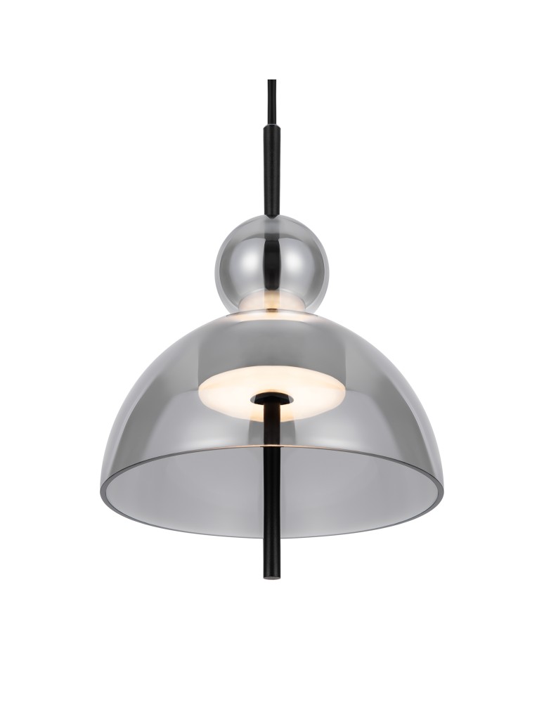 Designer pendant lamps - Maytoni Bangkok Designer Glass Pendant Lamp LED 12W 1200lm 3000K Black MOD185PL-L6B3K4 - product kolory-swiatla.pl 5