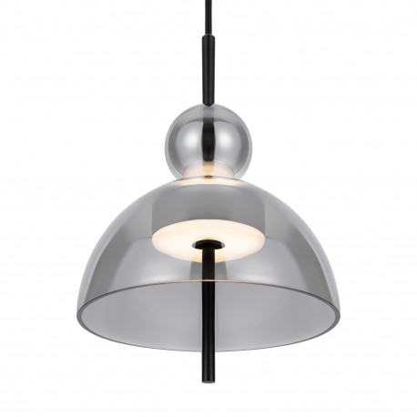 Maytoni Bangkok Lampa Wisząca Designerska Szklana LED 12W 1200lm 3000K Czarny MOD185PL-L6B3K4