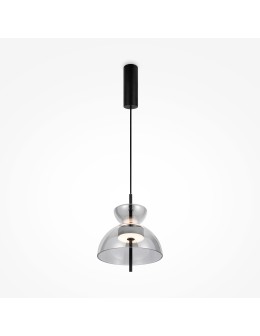 Maytoni Bangkok Designer Glass Pendant Lamp LED 12W 1200lm 3000K Black MOD185PL-L6B3K5.