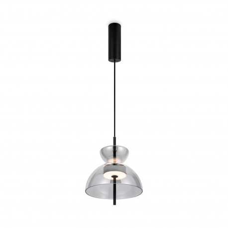 Maytoni Bangkok Lampa Wisząca Designerska Szklana LED 12W 1200lm 3000K Czarny MOD185PL-L6B3K5