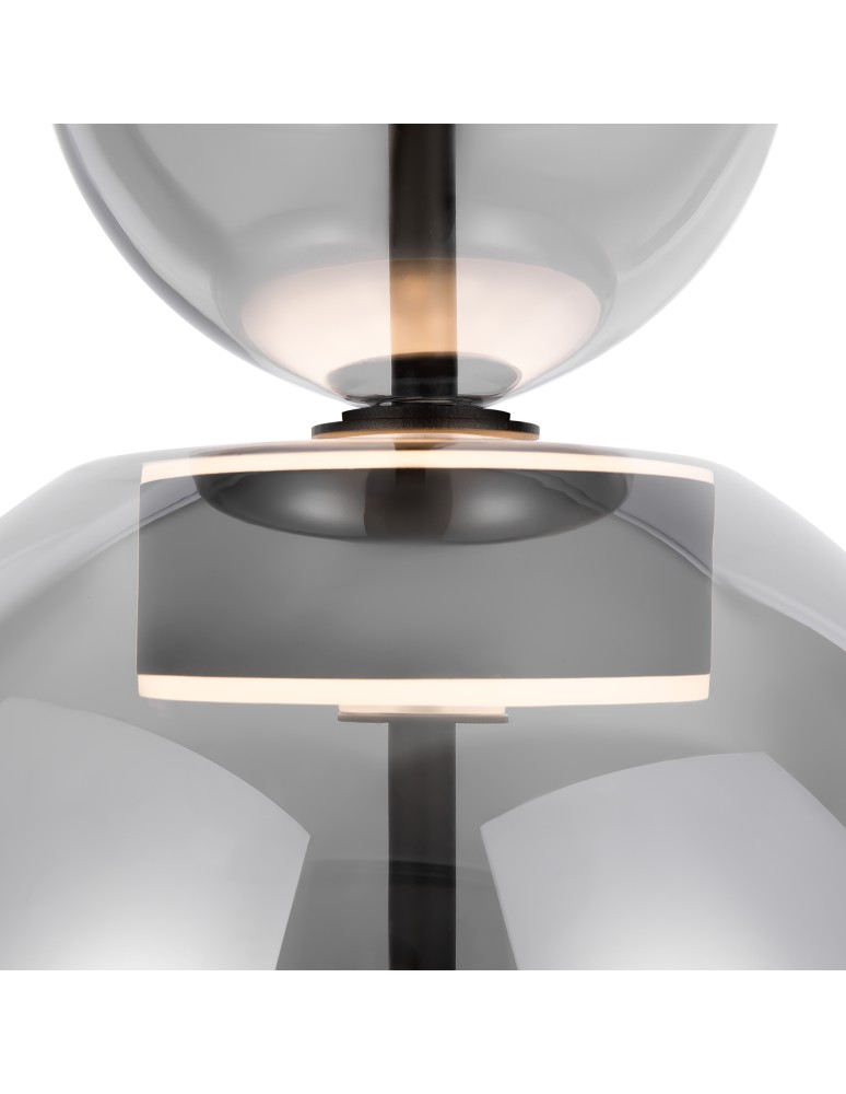 Designer pendant lamps - Maytoni Bangkok Designer Glass Pendant Lamp LED 12W 1200lm 3000K Black MOD185PL-L6B3K5. - product kolory-swiatla.pl 3