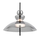 Designer pendant lamps - Maytoni Bangkok Designer Glass Pendant Lamp LED 12W 1200lm 3000K Black MOD185PL-L6B3K6 - product 4