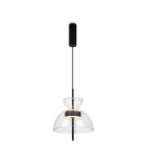Designer pendant lamps - Maytoni Bangkok Designer Glass Pendant Lamp LED 12W 1200lm 3000K Black MOD185PL-L6B3K2 - product 3