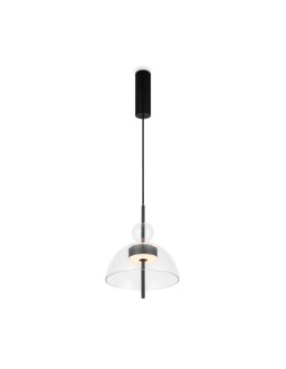 Maytoni Bangkok Designer Glass Pendant Lamp LED 12W 1200lm 3000K Black MOD185PL-L6B3K1