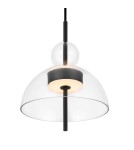 Designer pendant lamps - Maytoni Bangkok Designer Glass Pendant Lamp LED 12W 1200lm 3000K Black MOD185PL-L6B3K1 - product 4