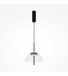 Designer pendant lamps - Maytoni Bangkok Designer Glass Pendant Lamp LED 12W 1200lm 3000K Black MOD185PL-L6B3K1 - product 5