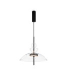 Designer pendant lamps - Maytoni Bangkok Designer Glass Pendant Lamp LED 12W 1200lm 3000K Black MOD185PL-L6B3K3. - product 1