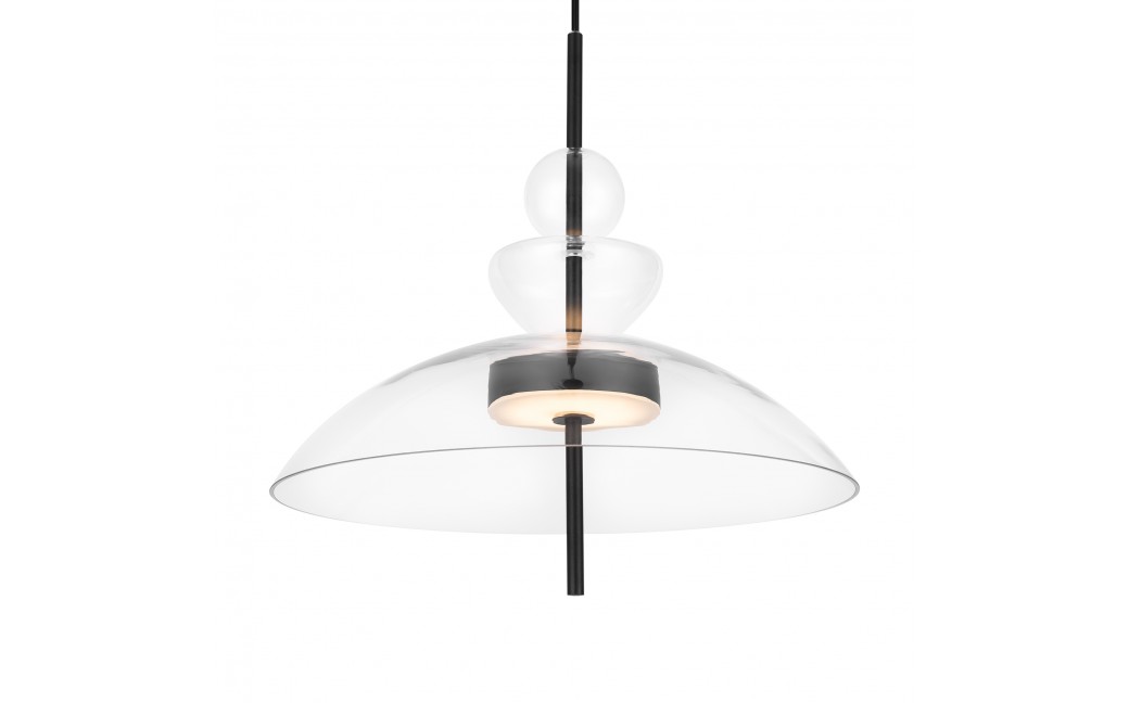 Maytoni Bangkok Lampa Wisząca Designerska Szklana LED 12W 1200lm 3000K Czarny MOD185PL-L6B3K3