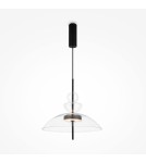 Designer pendant lamps - Maytoni Bangkok Designer Glass Pendant Lamp LED 12W 1200lm 3000K Black MOD185PL-L6B3K3. - product 5
