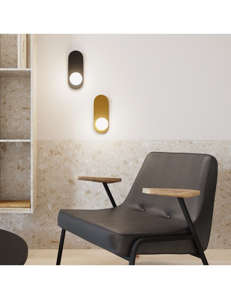 Wall lamps - Maytoni Bao Wall lamp/wall lamp 1xG9 28W Black MOD419WL-01B - product kolory-swiatla.pl 2