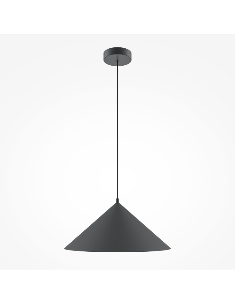 Pendant lamps - Maytoni Basic colors Cone Pendant Lamp 1xE27 40W Black MOD167PL-01B - product kolory-swiatla.pl 4