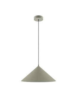 Maytoni Basic colors Lampa Wisząca Stożek 1xE27 40W Szary MOD167PL-01BG