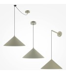 Pendant lamps - Maytoni Basic colors Cone Pendant Lamp 1xE27 40W Gray MOD167PL-01BG - product 6
