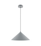 Pendant lamps - Maytoni Basic colors Cone Pendant Lamp 1xE27 40W Gray MOD167PL-01GR - product 1