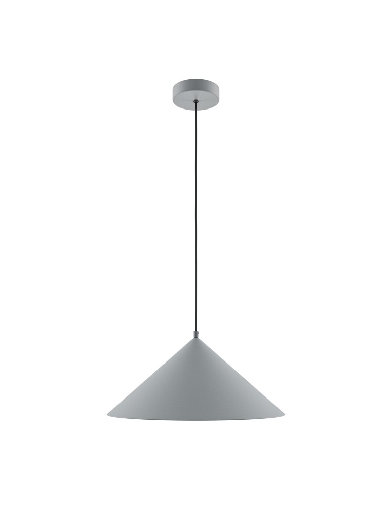 Pendant lamps - Maytoni Basic colors Cone Pendant Lamp 1xE27 40W Gray MOD167PL-01GR - product kolory-swiatla.pl 1