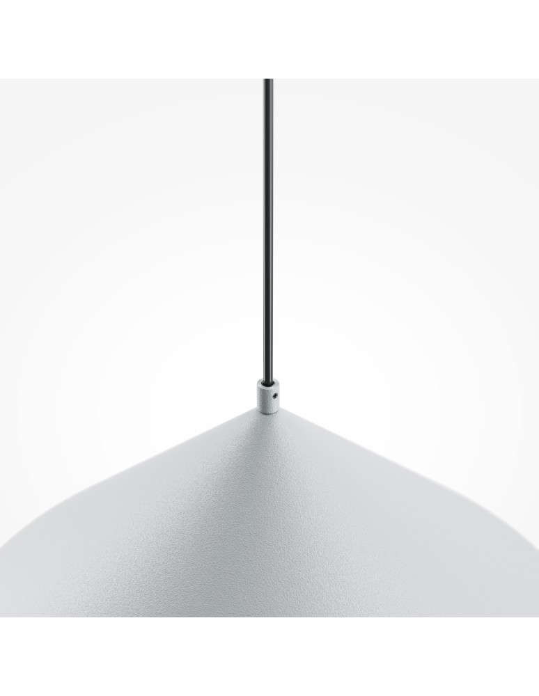 Pendant lamps - Maytoni Basic colors Cone Pendant Lamp 1xE27 40W Gray MOD167PL-01GR - product kolory-swiatla.pl 2