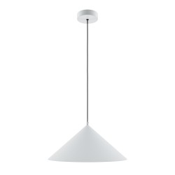 Maytoni Basic colors Lampa Wisząca Stożek 1xE27 40W Biały MOD167PL-01W