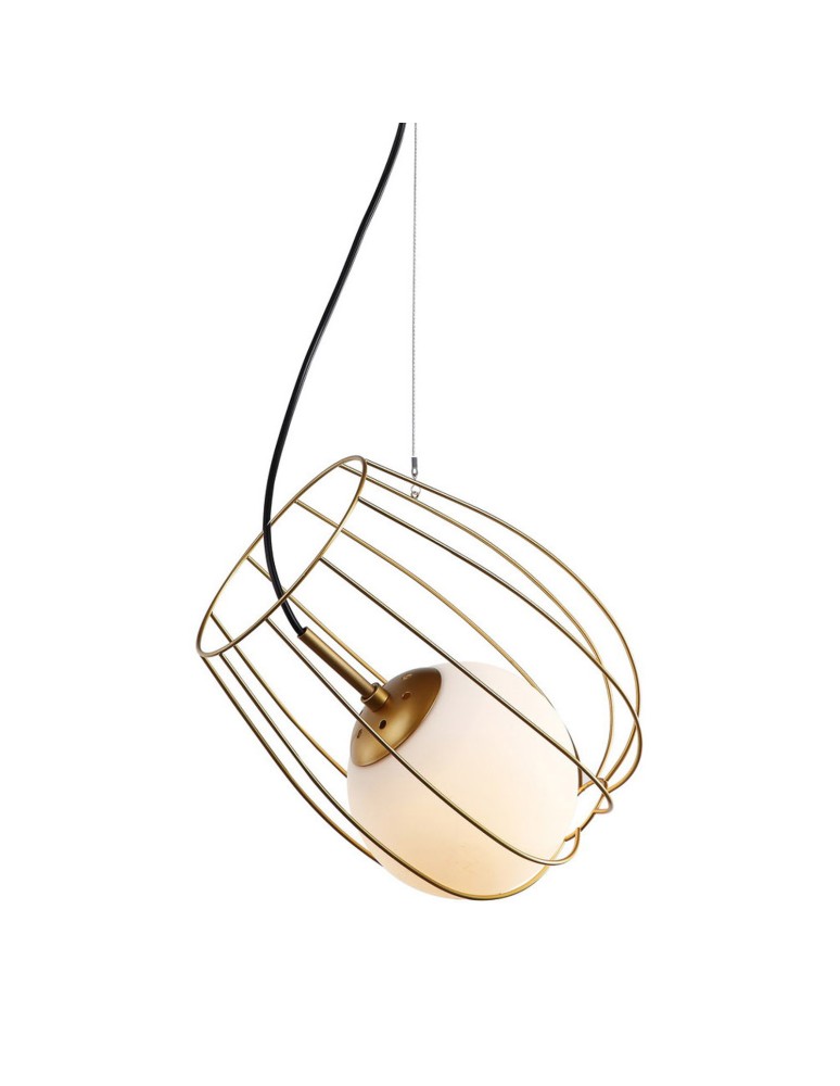 Pendant lamps - ITALUX Melisa Gold Pendant 1xE27 40W MDM-3943/1 GD - product kolory-swiatla.pl 2