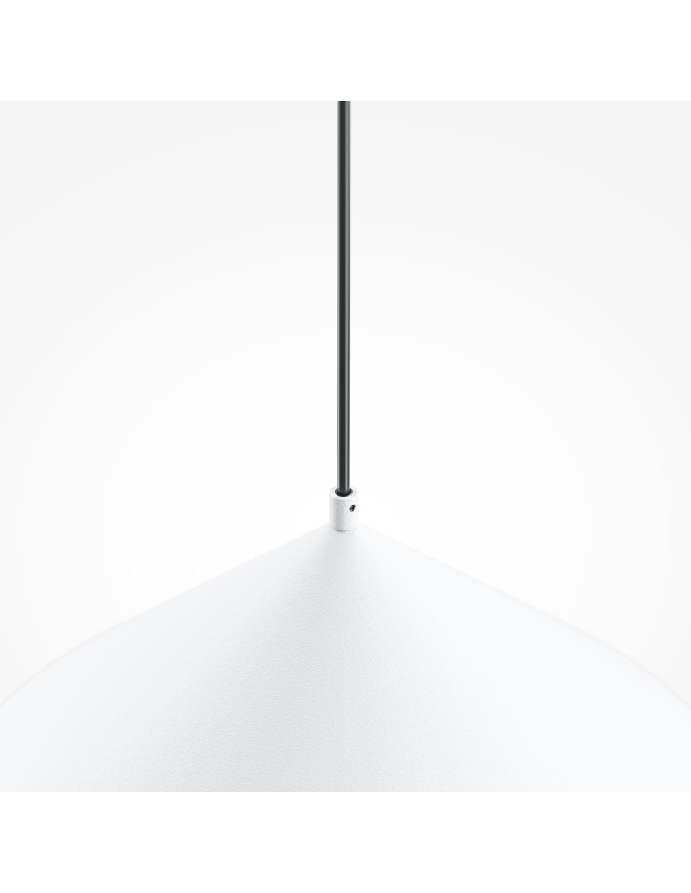 Pendant lamps - Maytoni Basic colors Cone Pendant Lamp 1xE27 40W White MOD167PL-01W - product kolory-swiatla.pl 2