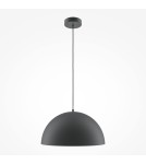 Pendant lamps - Maytoni Basic colors Hemispherical Pendant Lamp 1xE27 40W Black MOD168PL-01B - product 1