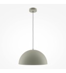 Pendant lamps - Maytoni Basic colors Hemispherical Pendant Lamp 1xE27 40W Grey MOD168PL-01BG - product 1